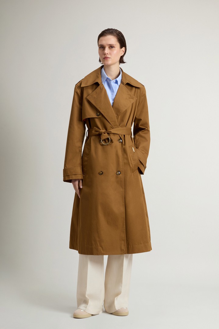 TECH COTTON TRENCH Brown photo 1 | Woolrich