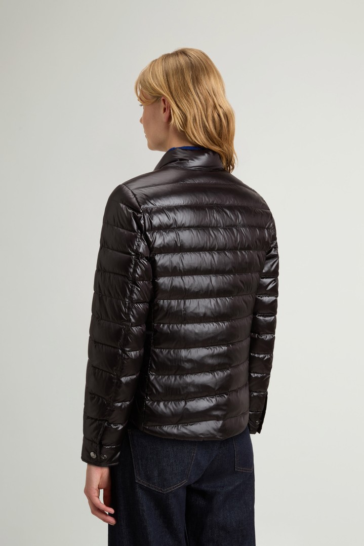 Lightweight Down Jacket in Liquid Nylon Black photo 3 | Woolrich