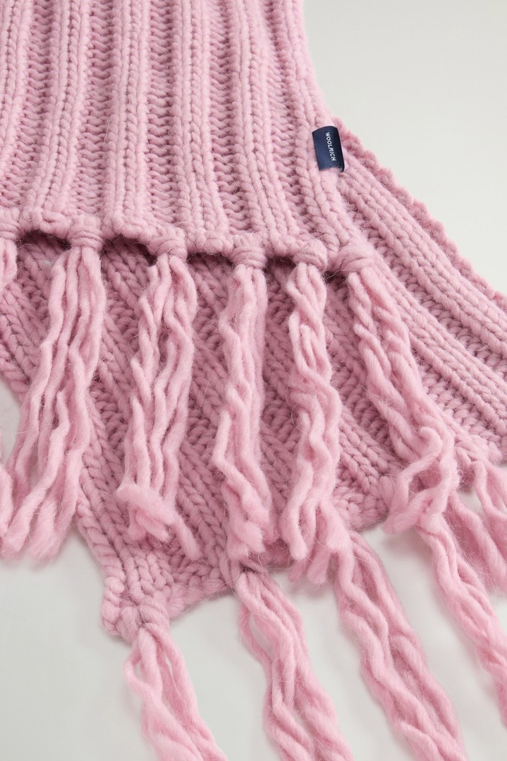 CHUNKY SCARF Pink photo 4 | Woolrich