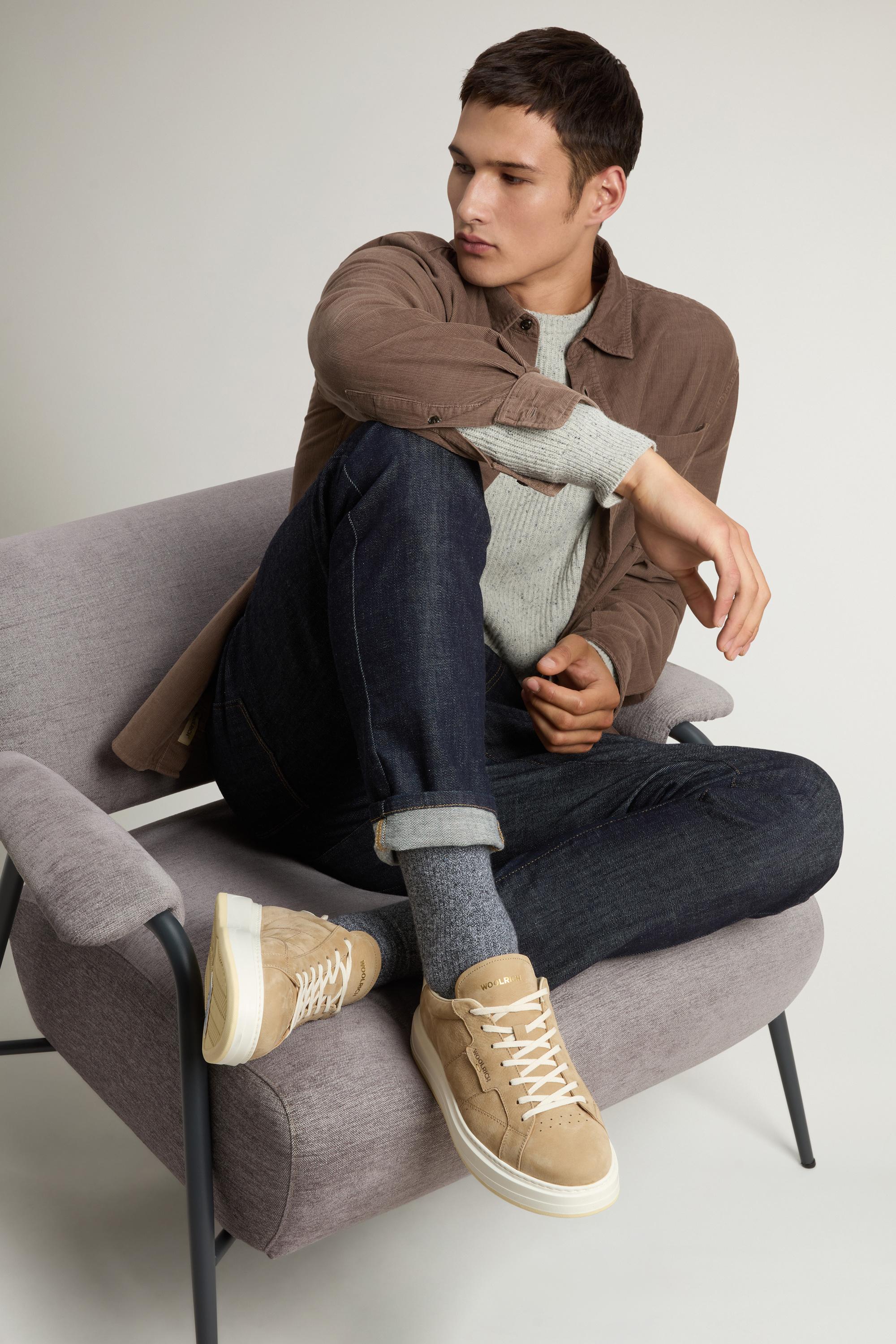 Arrow Sneakers in Suede Beige photo 7 | Woolrich