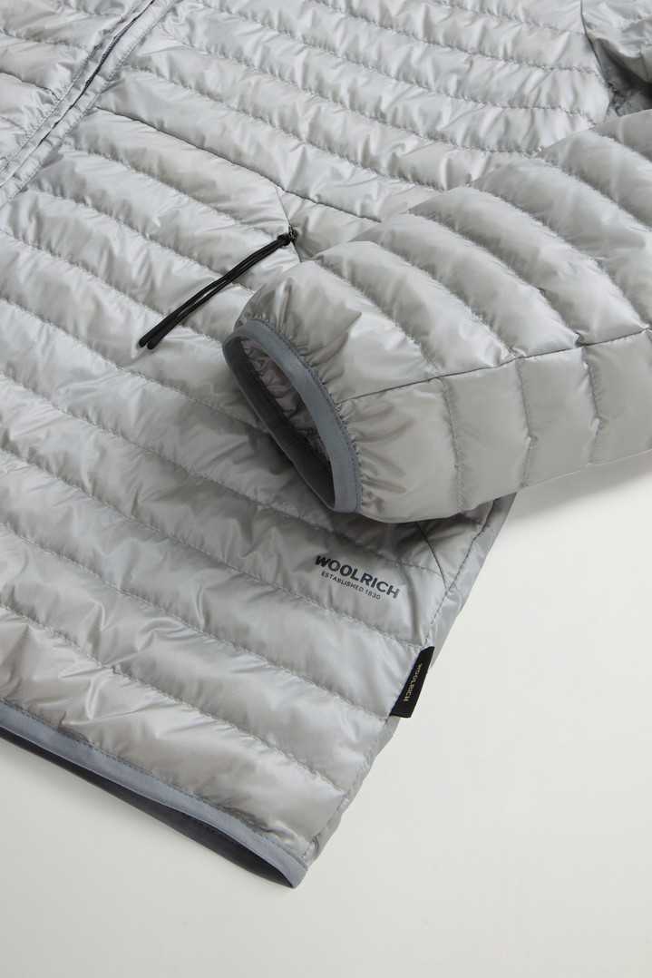 Lightweight Allen Down Jacket in Ripstop Nylon Gray photo 7 | Woolrich