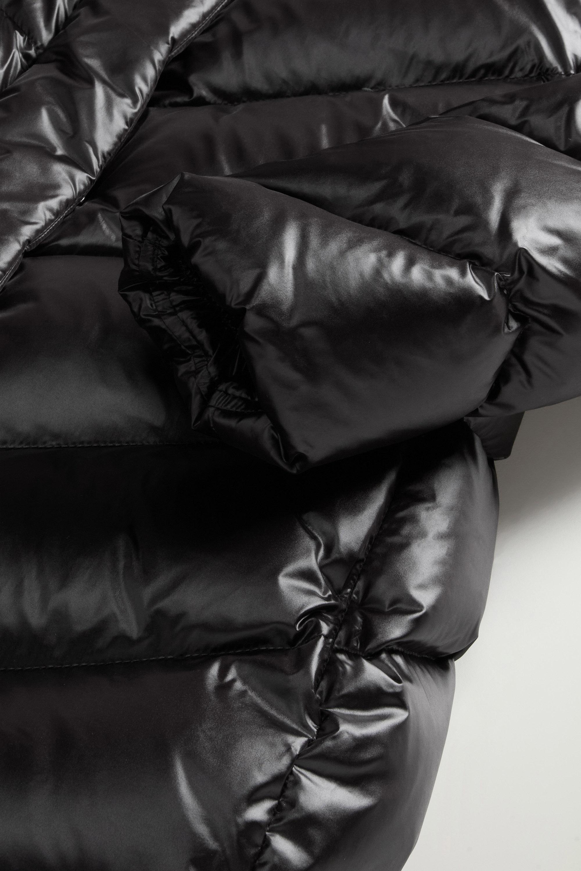 LIQUID NYLON FUR PARKA Black photo 7 | Woolrich