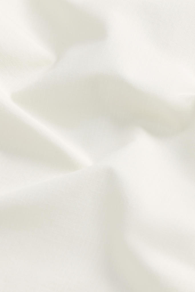 Garment-Dyed Pure Cotton Pima Ripstop Shirt White photo 8 | Woolrich