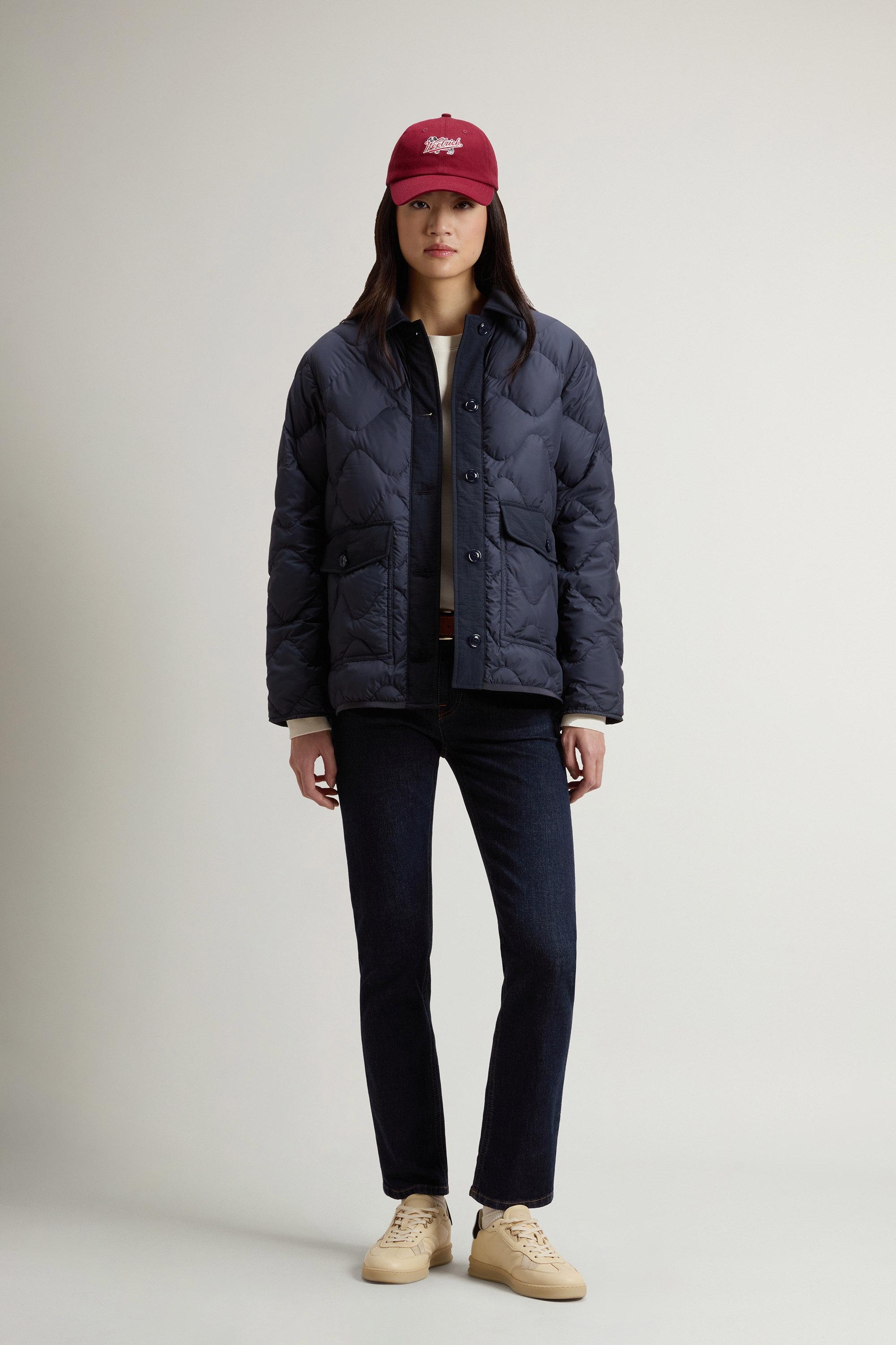 Quilted Microfiber Heritage Jacket Blue photo 1 | Woolrich