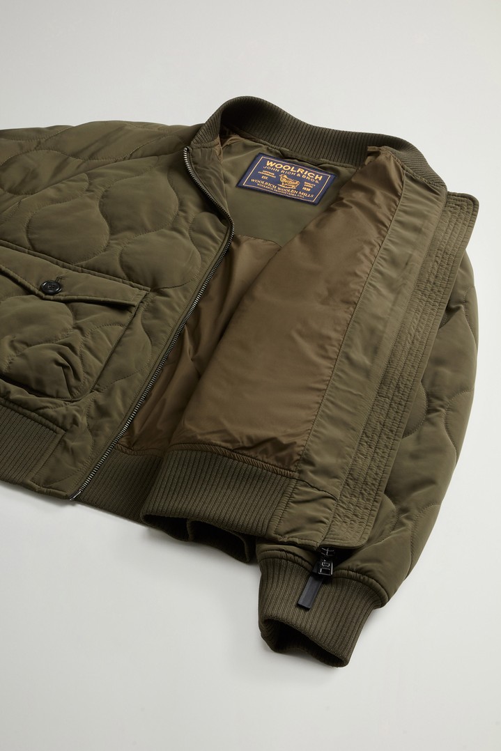 MILITARY POLY BOMBER Vert photo 8 | Woolrich