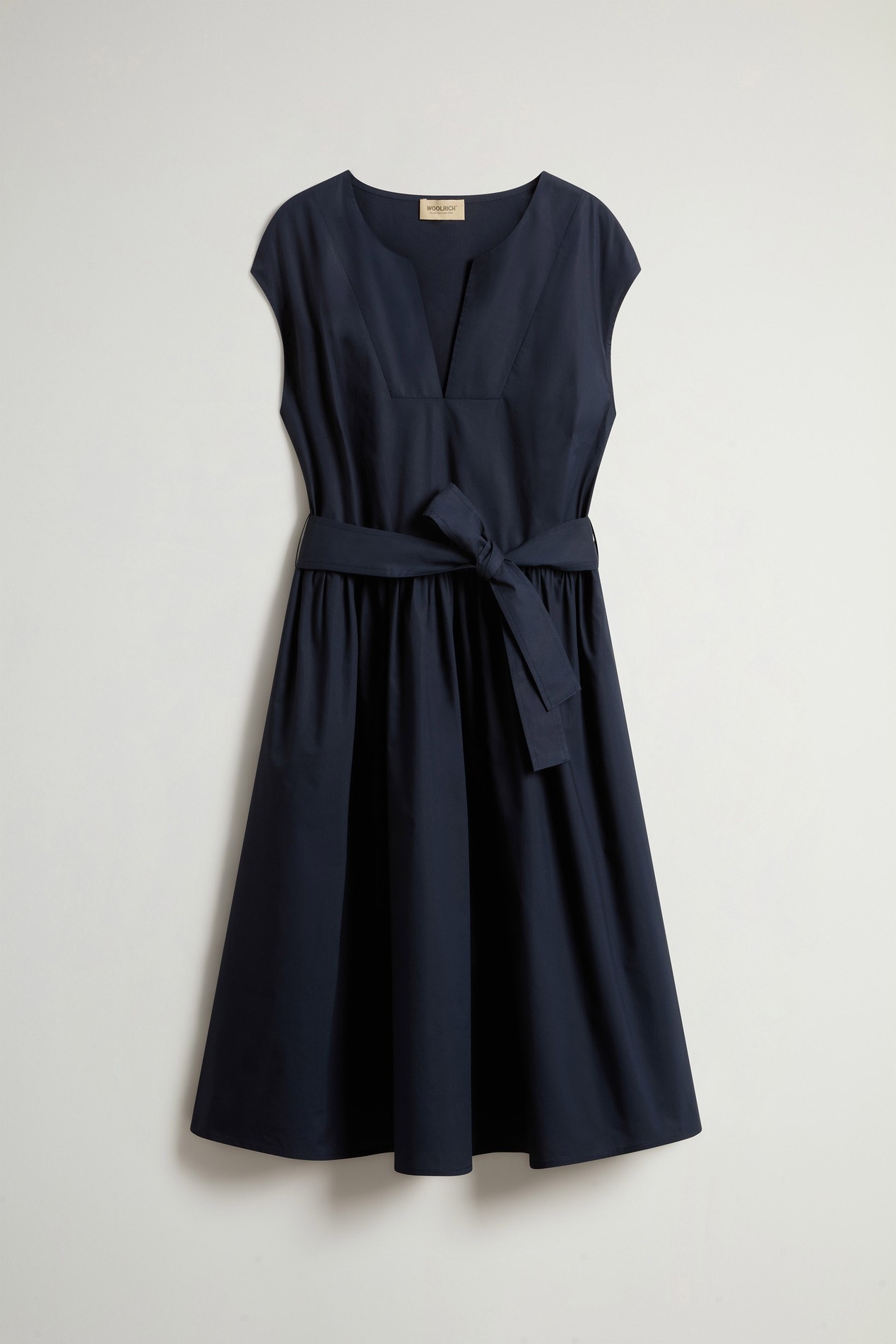 POPLIN SHORT DRESS Blue photo 5 | Woolrich