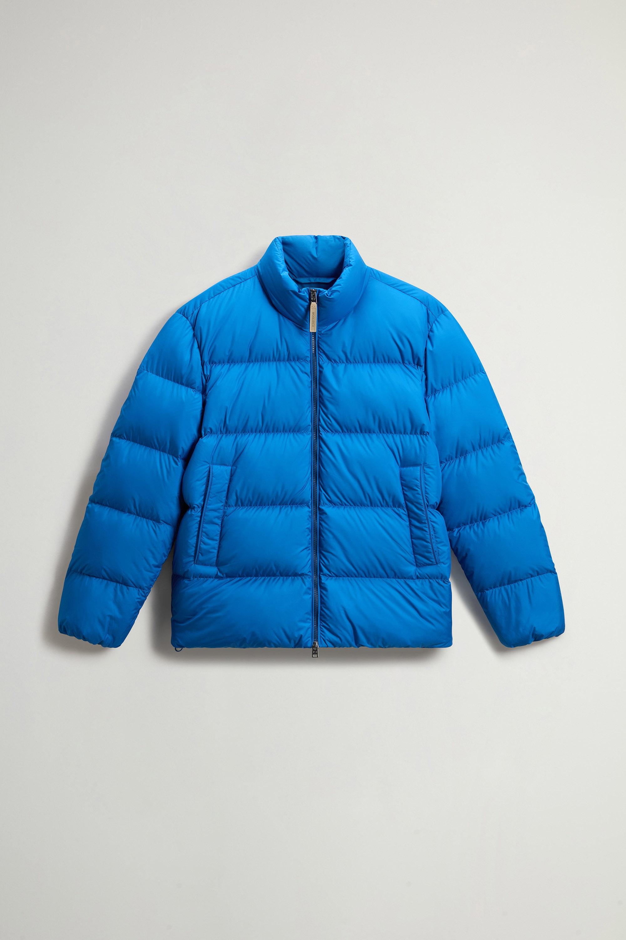 Cloud Down Jacket in Microfiber Blue photo 5 | Woolrich