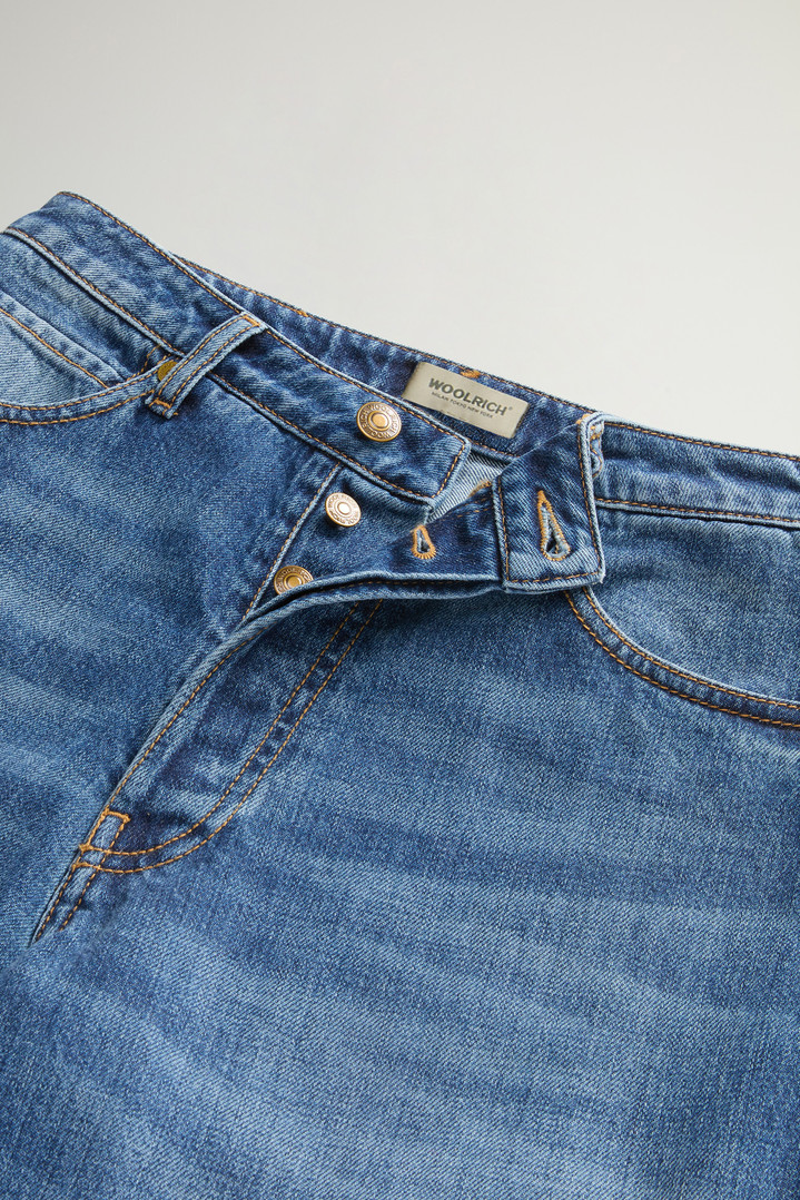 Garment-dyed Denim Pants Blue photo 2 | Woolrich