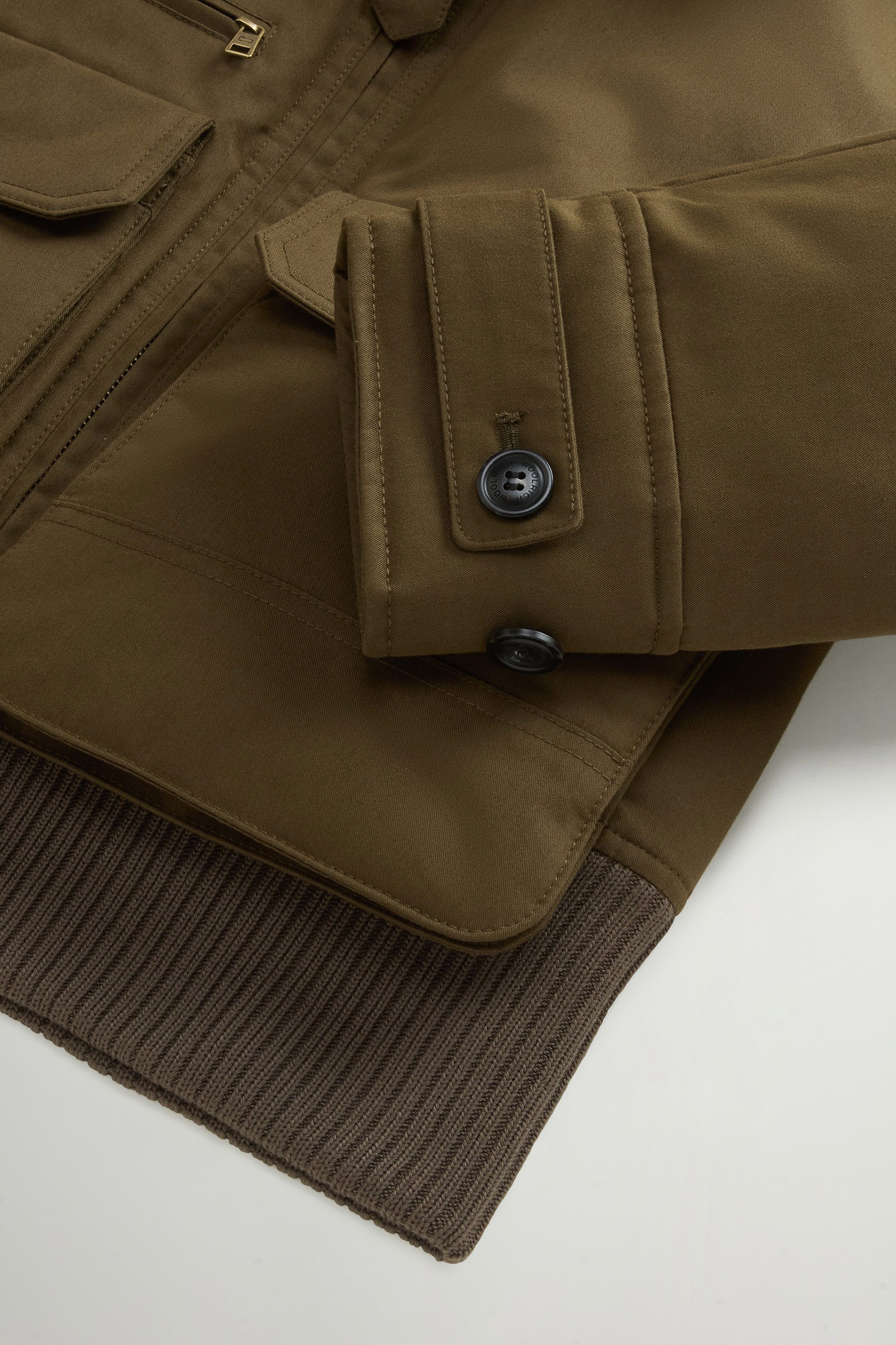 Bomber rembourré en Best Cotton Vert photo 8 | Woolrich
