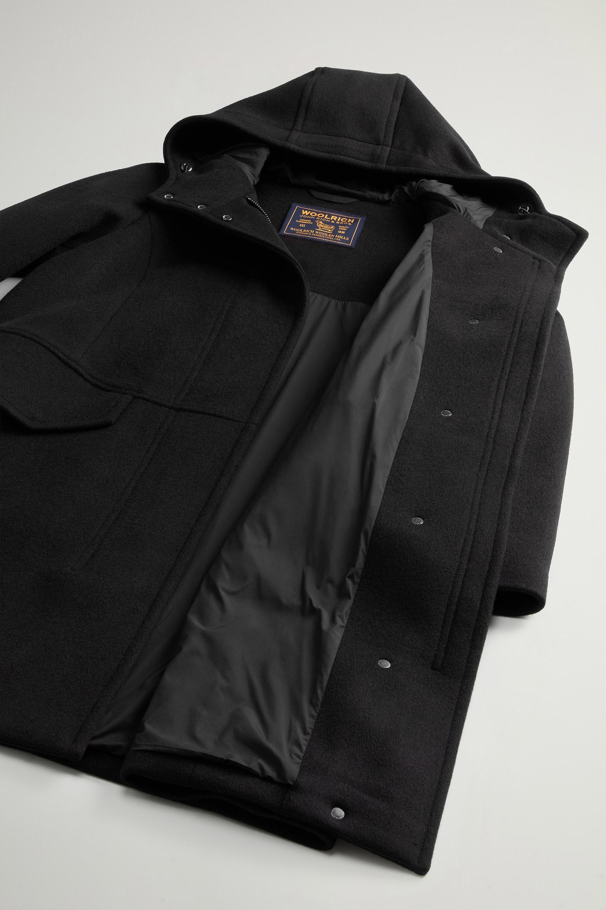 MELTON WOOL PARKA Schwarz photo 8 | Woolrich