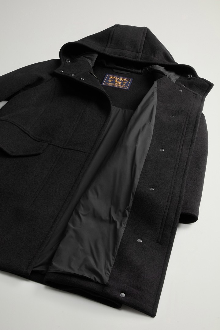 MELTON WOOL PARKA Schwarz photo 8 | Woolrich