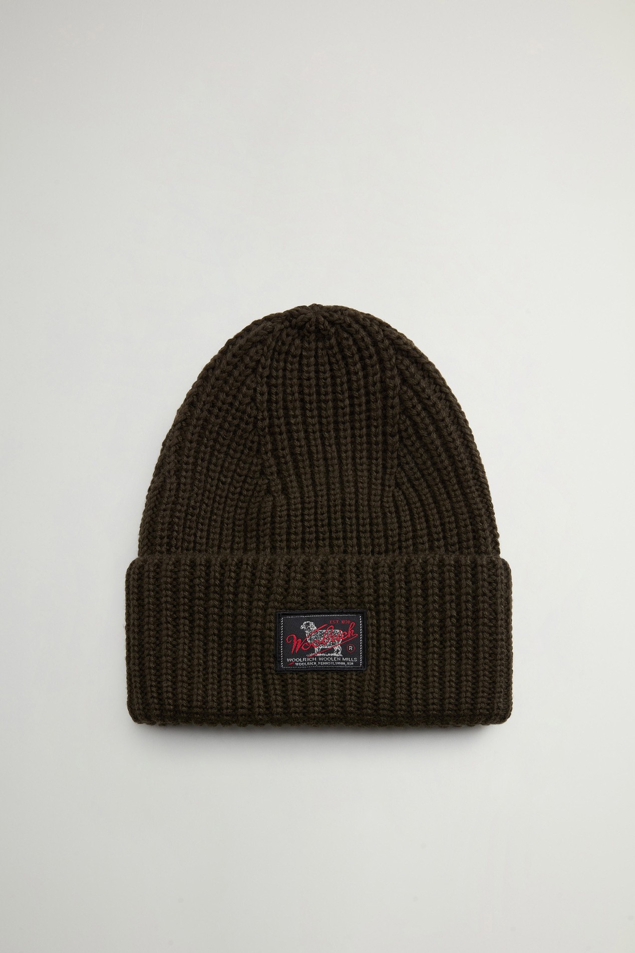 WM PATCH BEANIE Green photo 2 | Woolrich