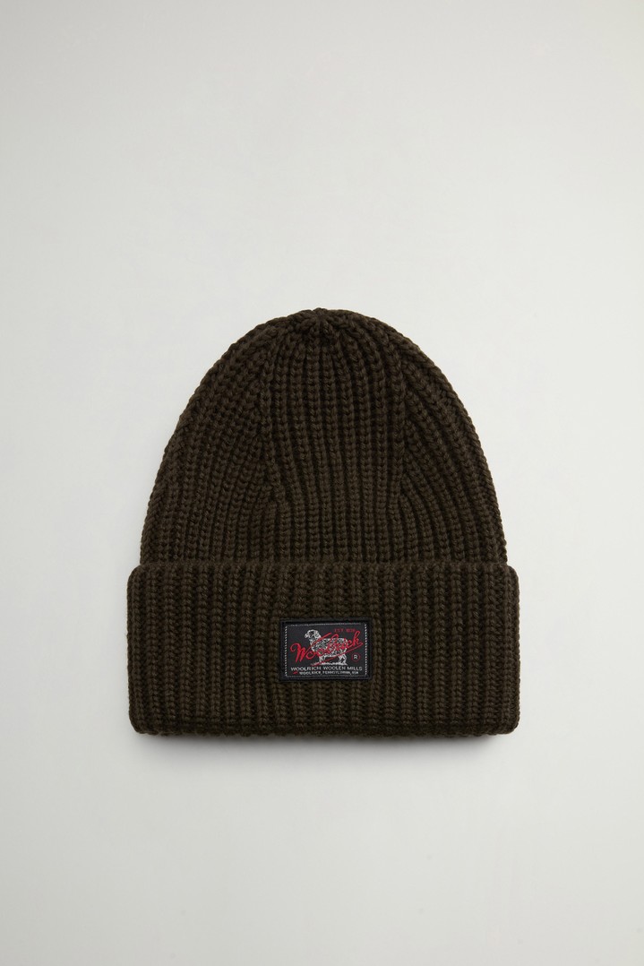 WM PATCH BEANIE Green photo 2 | Woolrich