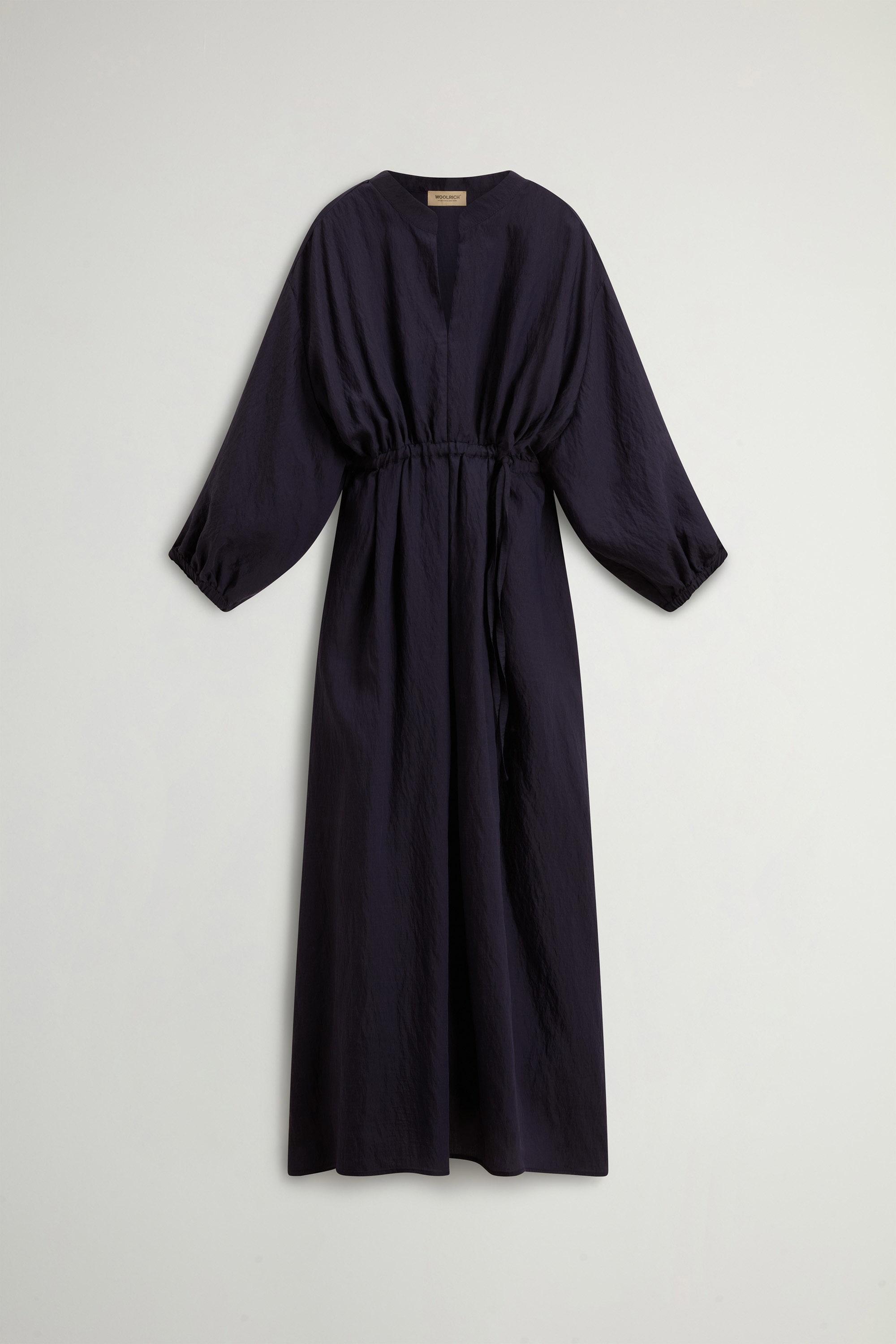 FLUID SHIRT DRESS Blue photo 5 | Woolrich