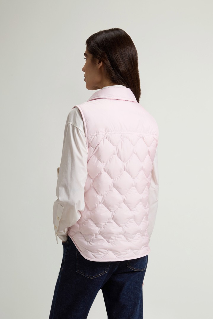 Quilted Microfiber Heritage Vest Pink photo 3 | Woolrich