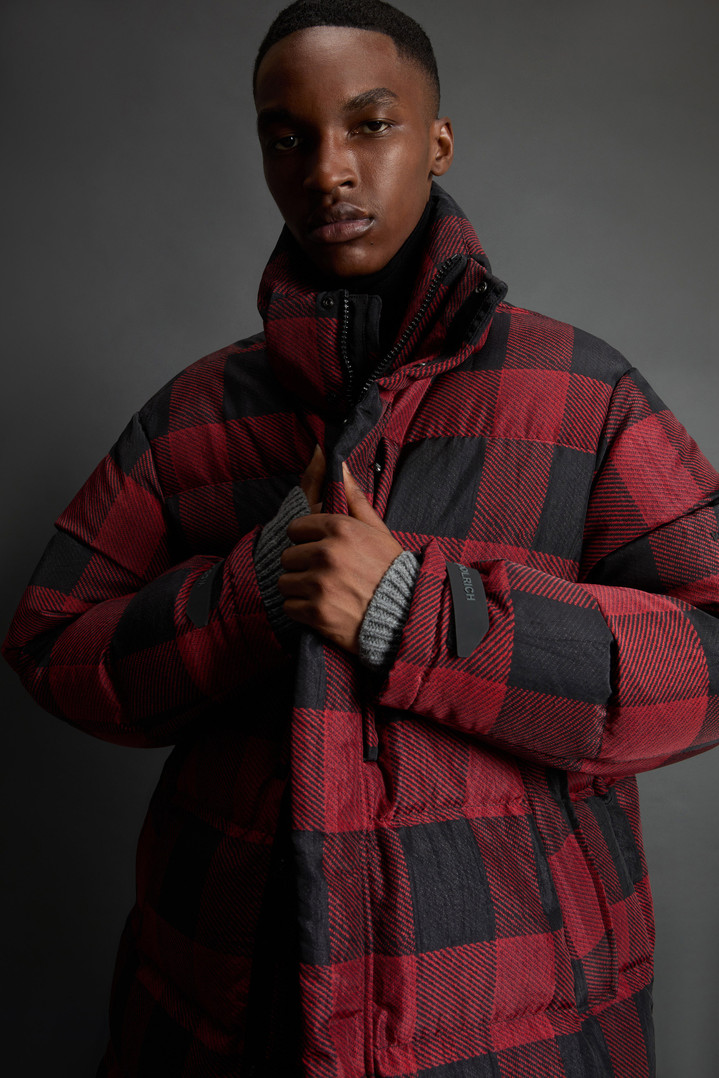 Quilted Check Parka in Olmetex Nylon by Todd Snyder Multicolor photo 4 | Woolrich