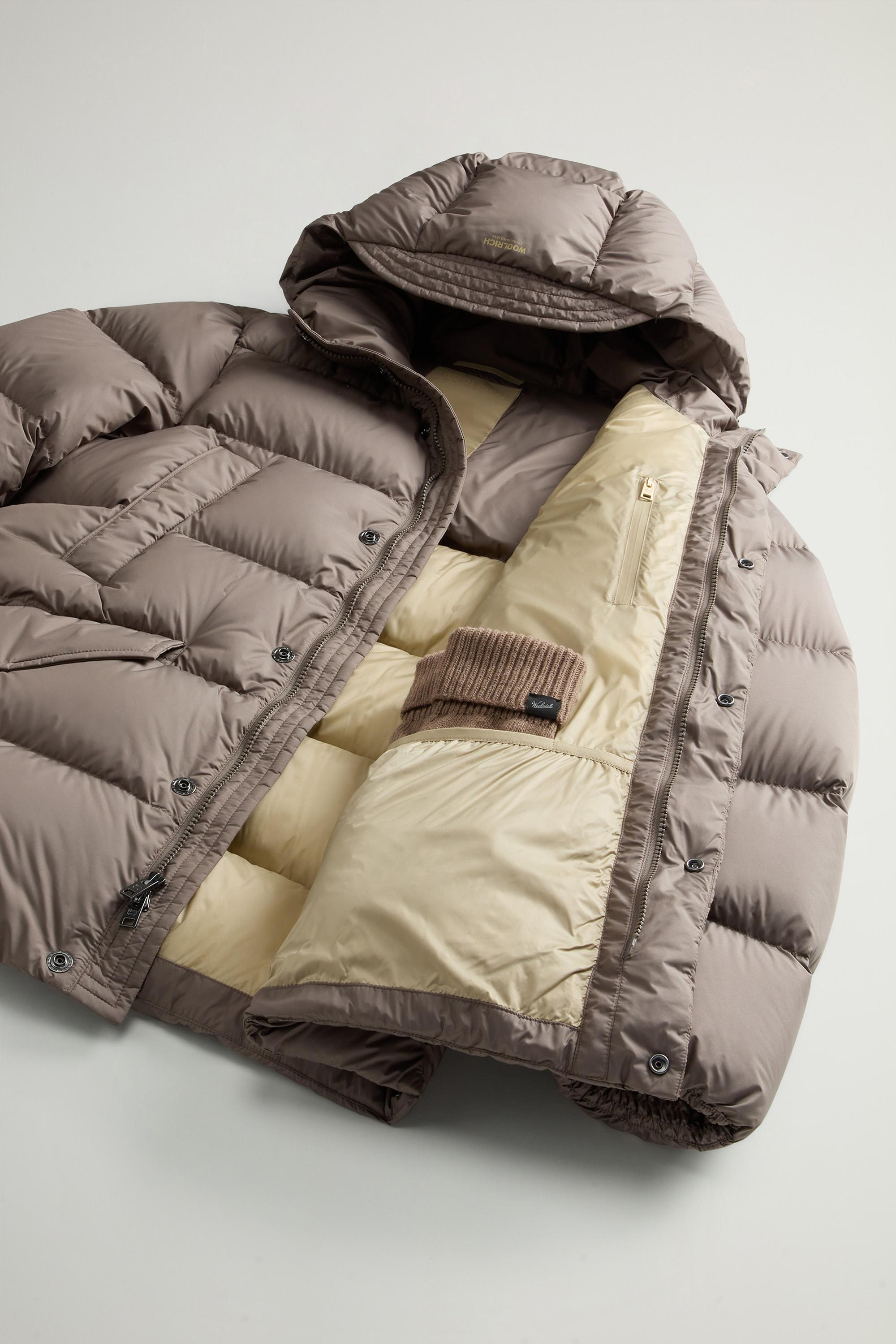 Cloud Parka in Microfiber Brown photo 8 | Woolrich