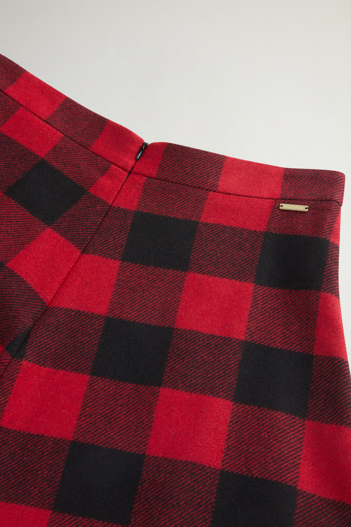 Skirt in Italian Wool Blend Red photo 5 | Woolrich