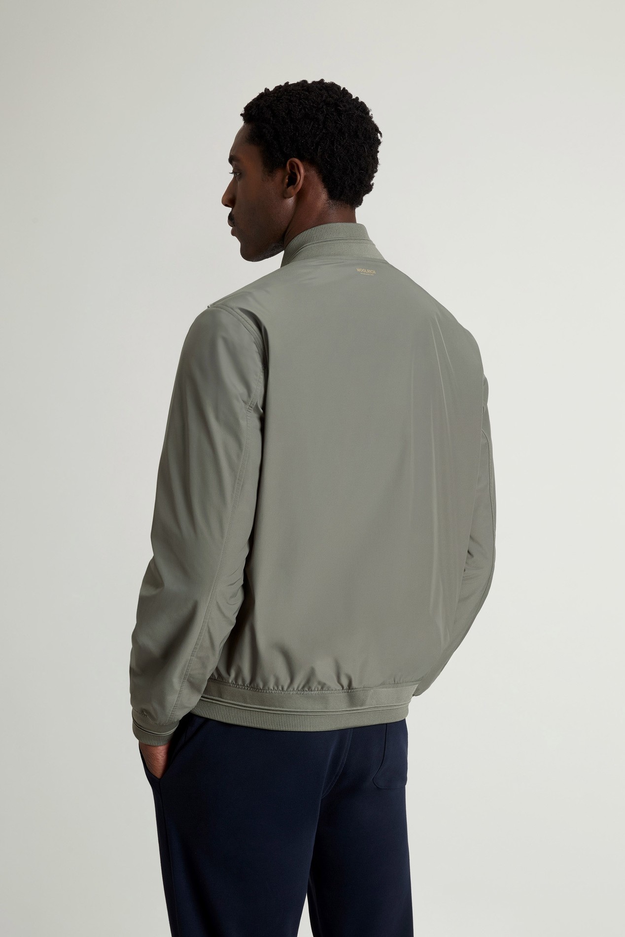Wesley Bomber Jacket in Urban Touch Green photo 3 | Woolrich