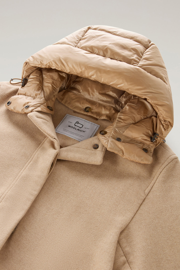2-In-1 Parka in Recycled Manteco Wool Blend Beige photo 2 | Woolrich