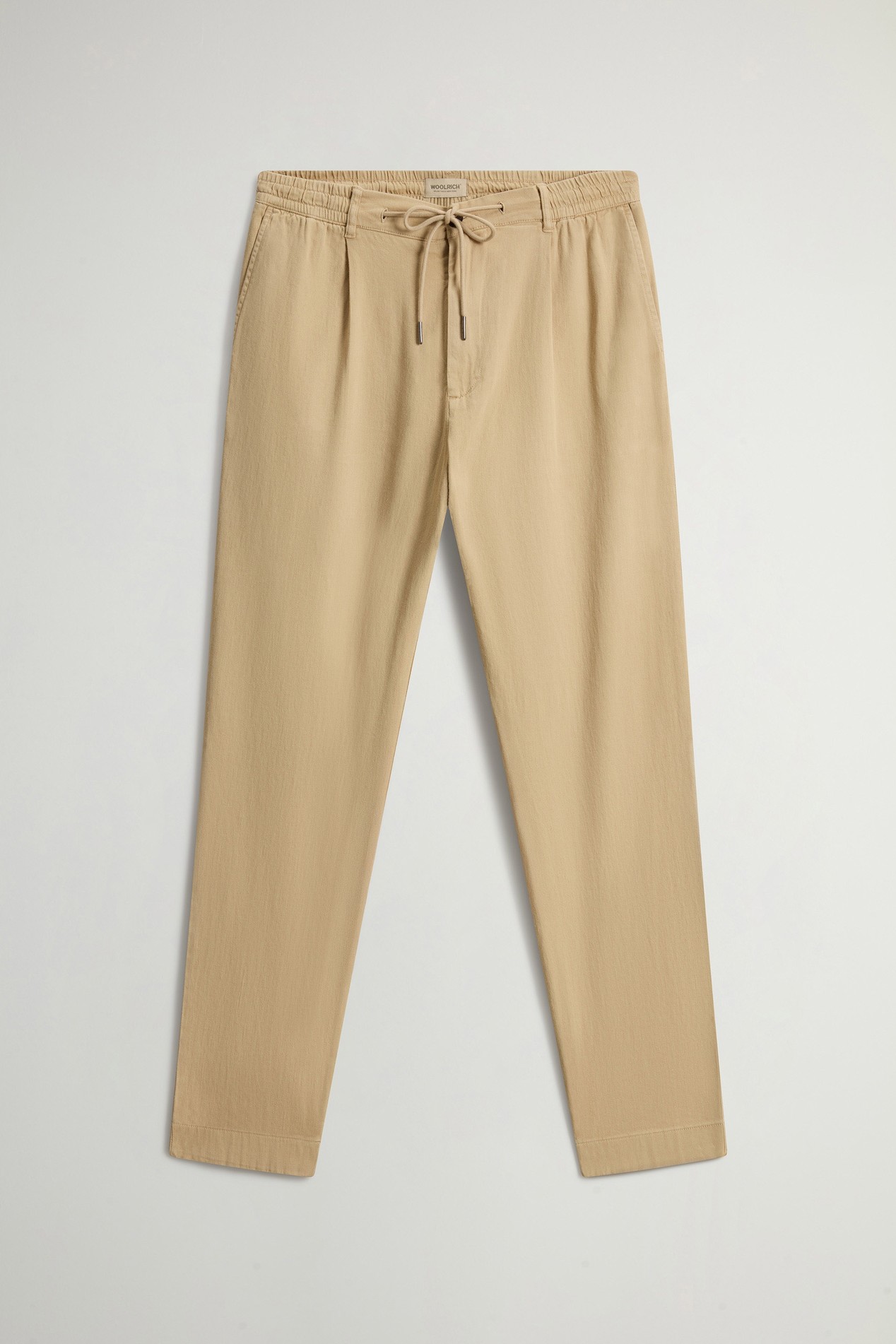 LINEN BLEND MILTON PANT GD Beige photo 3 | Woolrich