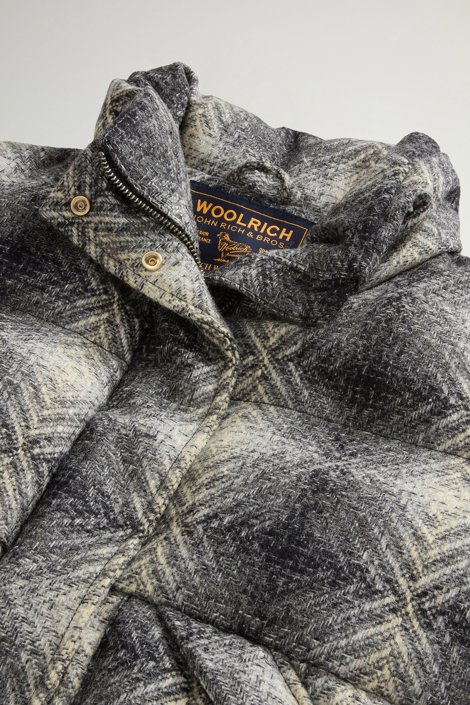 AZTEC WOOL PUFFER JACKET Bianco photo 6 | Woolrich