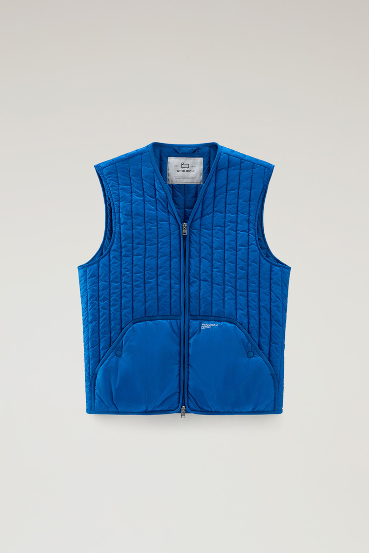 Quilted Vest in Recycled Pertex Quantum Blue photo 1 | Woolrich