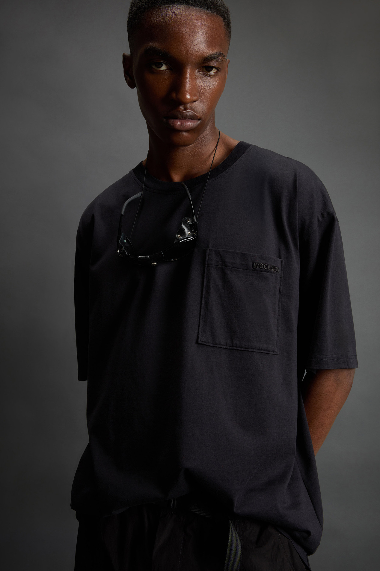 Pure Cotton T-Shirt by Todd Snyder Black photo 4 | Woolrich