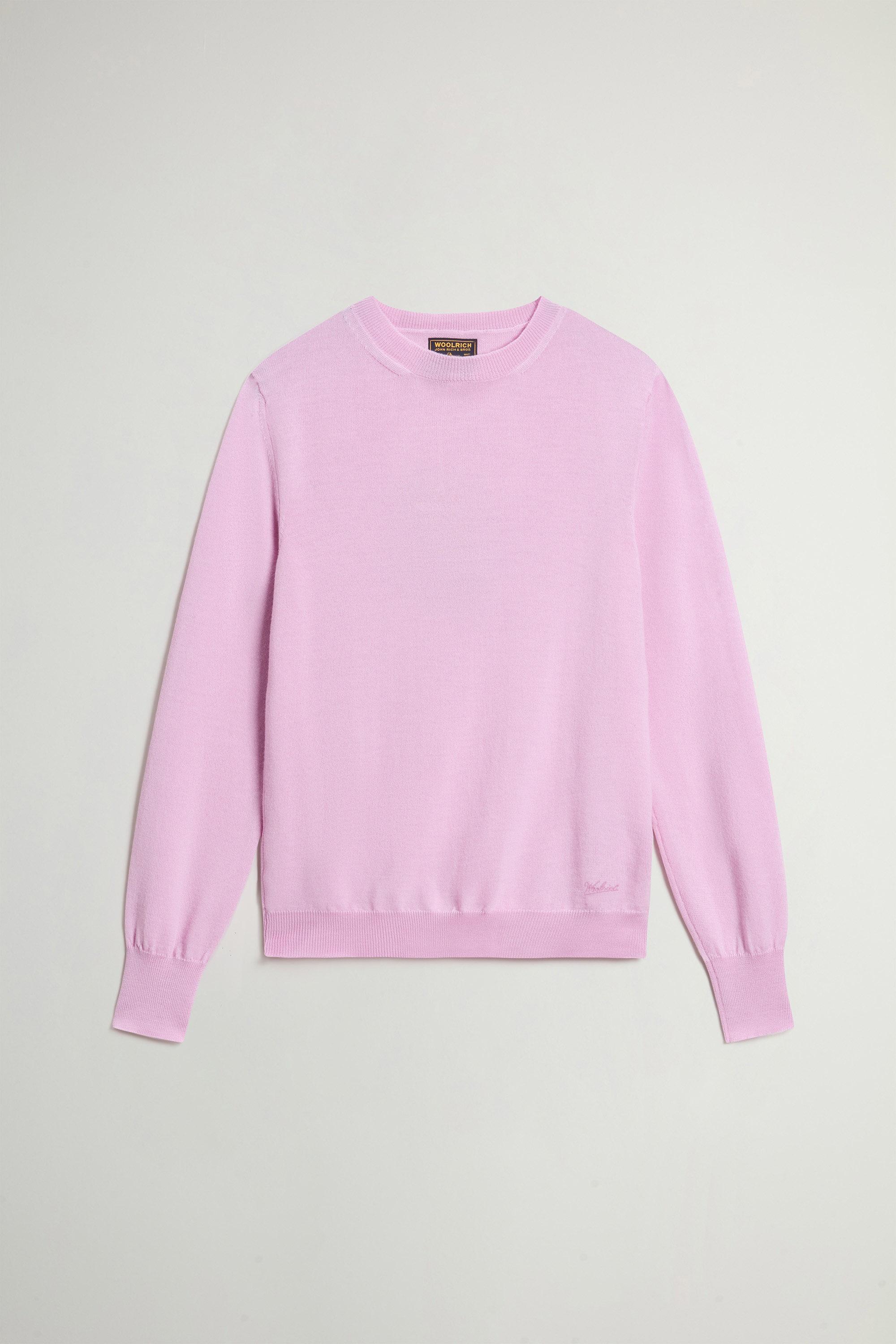 Sweater in Pure Merino Virgin Wool Pink photo 5 | Woolrich