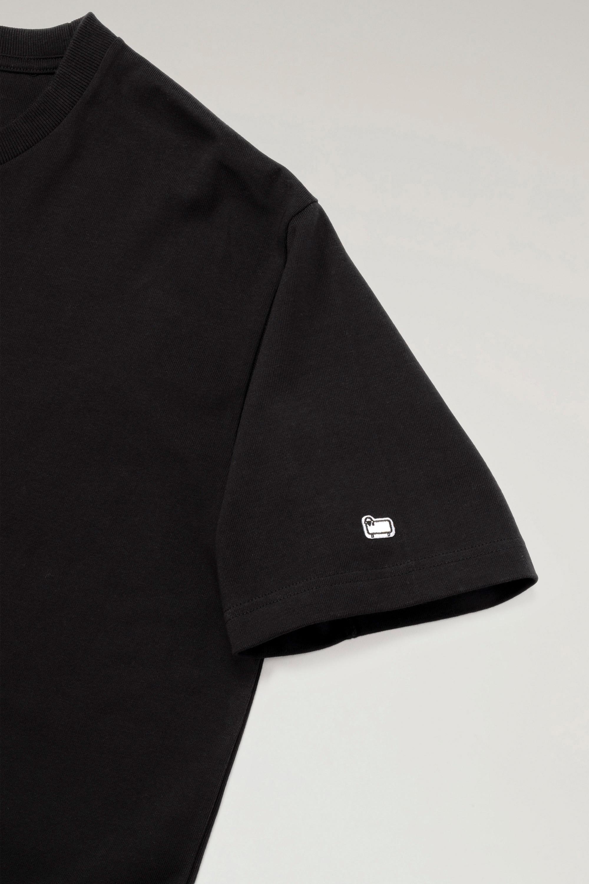 Sheep T-shirt in Pure Cotton Black photo 3 | Woolrich