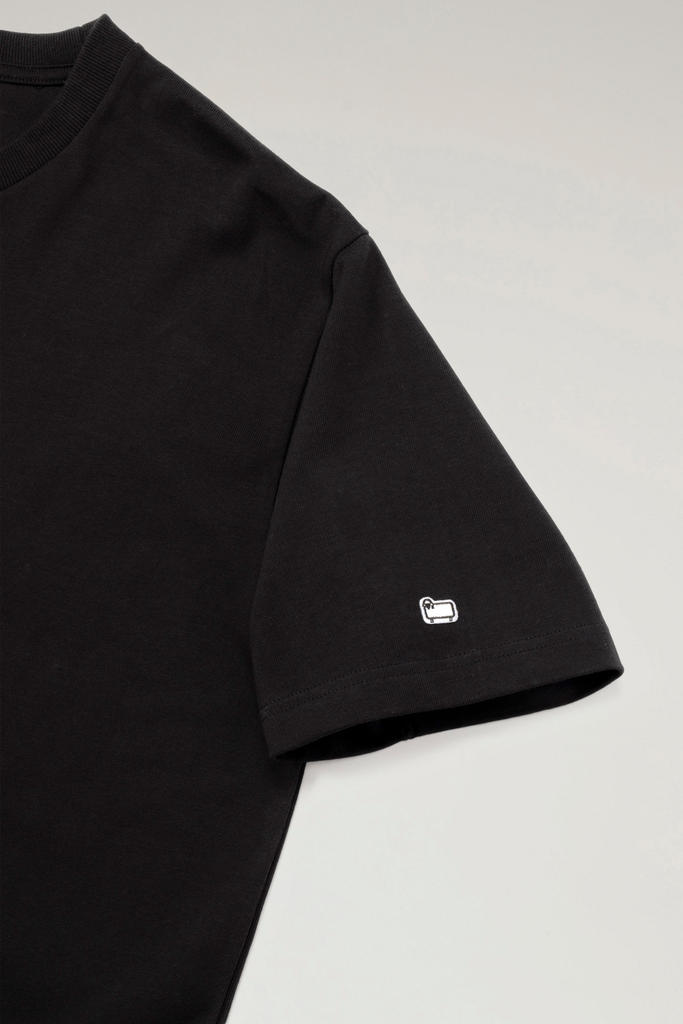 Sheep T-shirt in Pure Cotton Black photo 3 | Woolrich