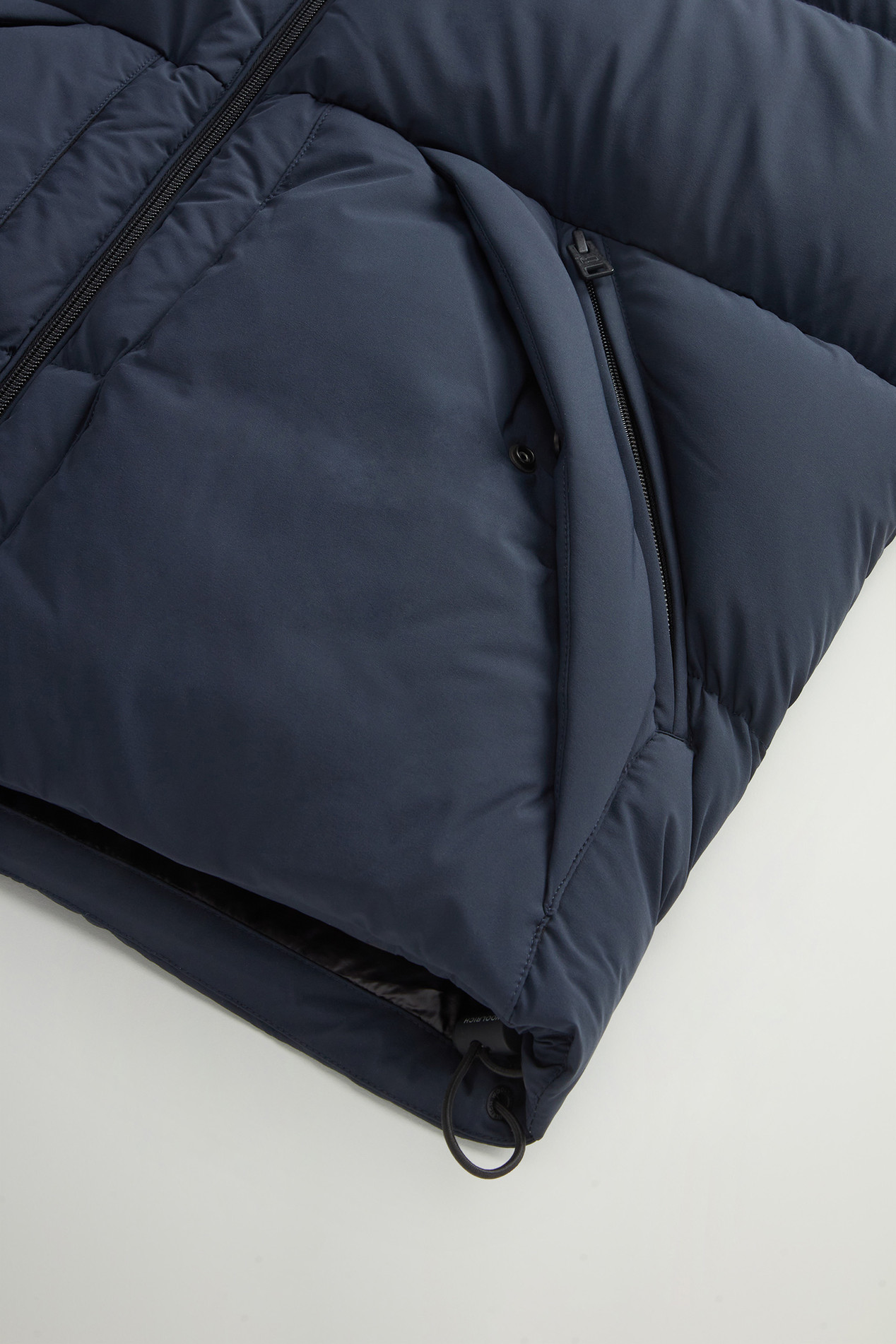 Sierra Supreme Down Jacket in Stretch Nylon Blue photo 4 | Woolrich