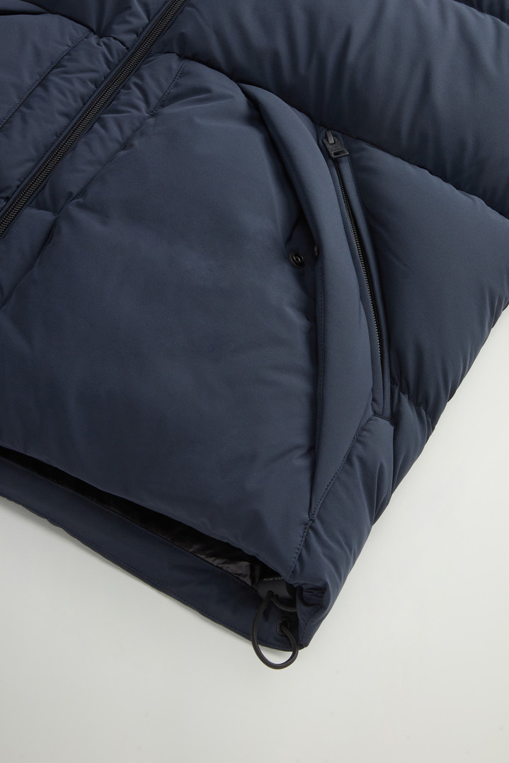 Sierra Supreme Down Jacket in Stretch Nylon Blue photo 4 | Woolrich