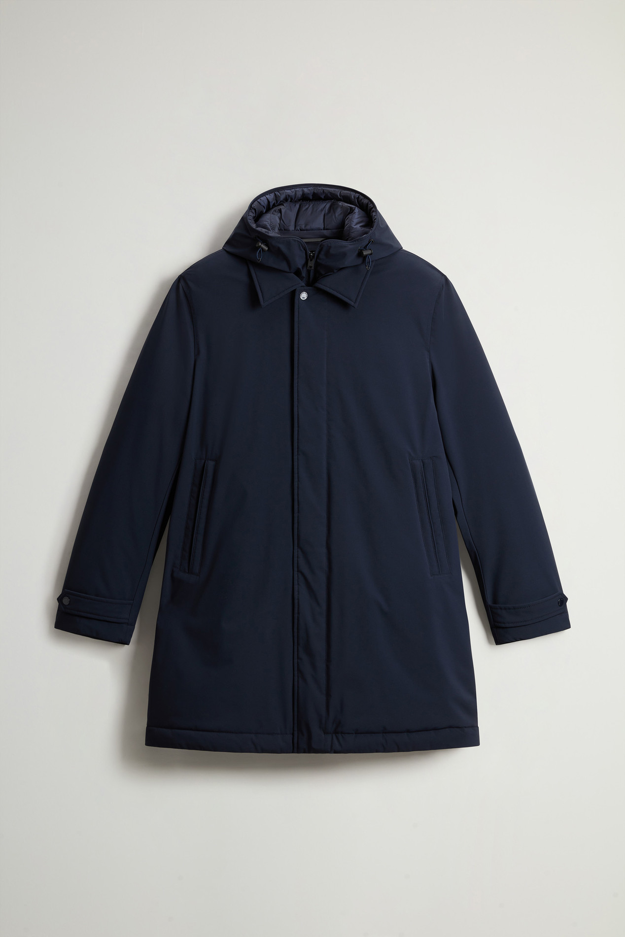 2-In-1 Stretch Nylon Overcoat Blue photo 1 | Woolrich