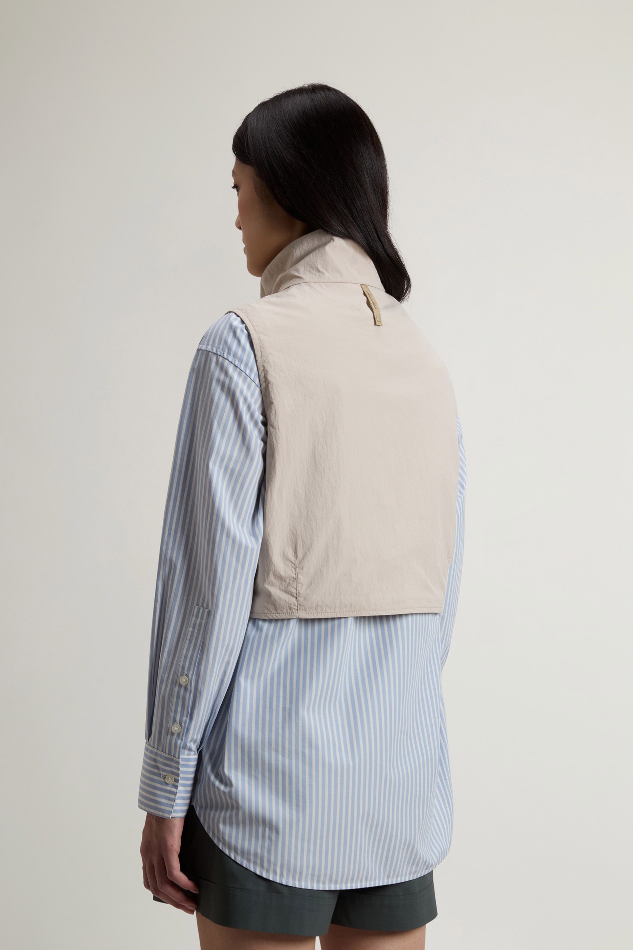 Vest in Nylon Beige photo 3 | Woolrich