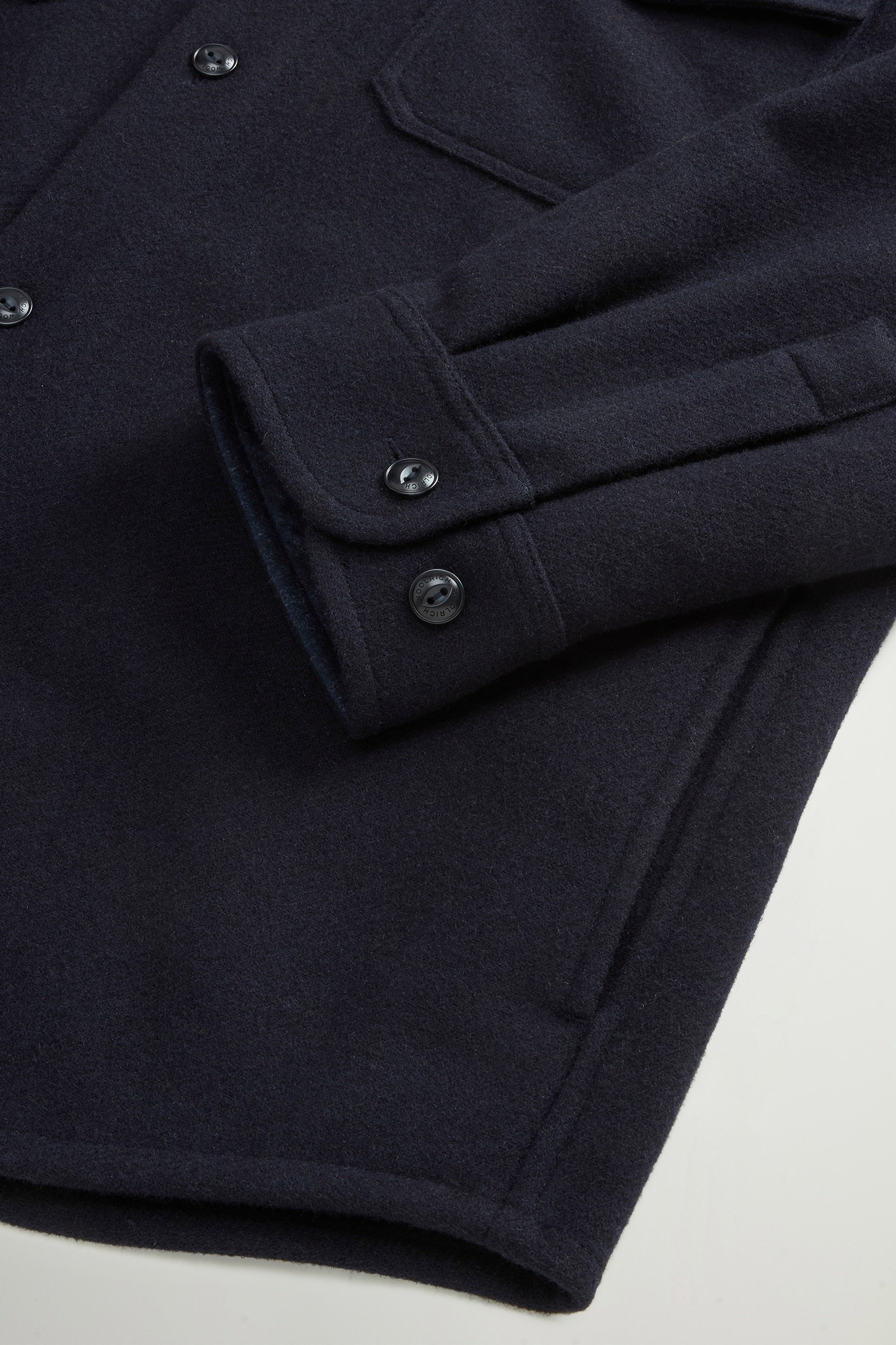 Ranger Overshirt in Recycled Italian Wool Blend Blue photo 8 | Woolrich