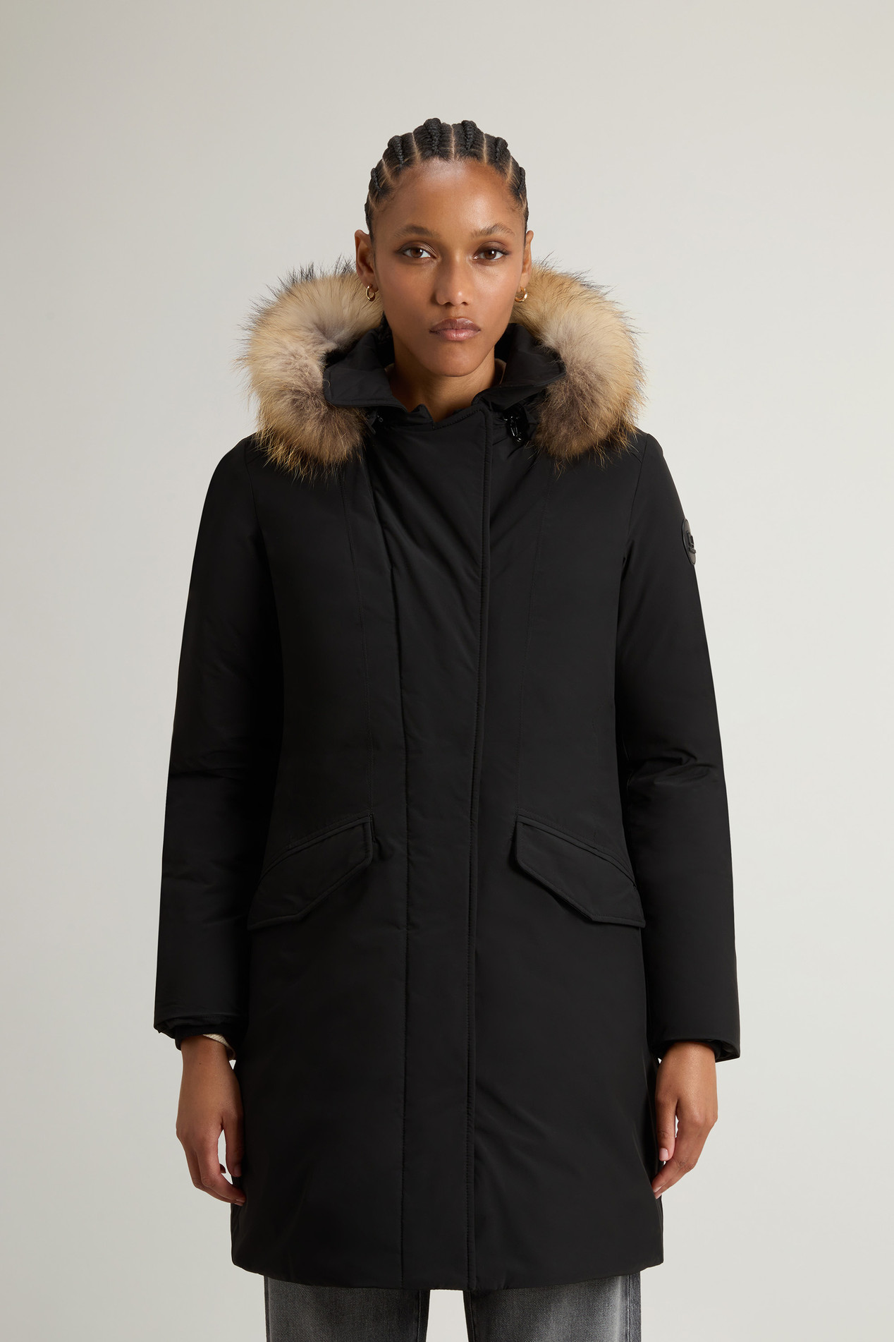 Modern Vail Parka with Detachable Hood Black photo 1 | Woolrich