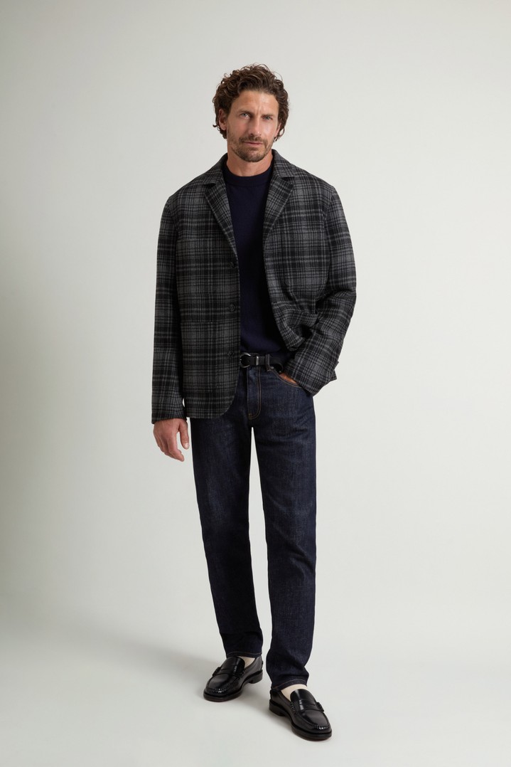 WOOL BLEND FLANNEL BLAZER Grau photo 2 | Woolrich