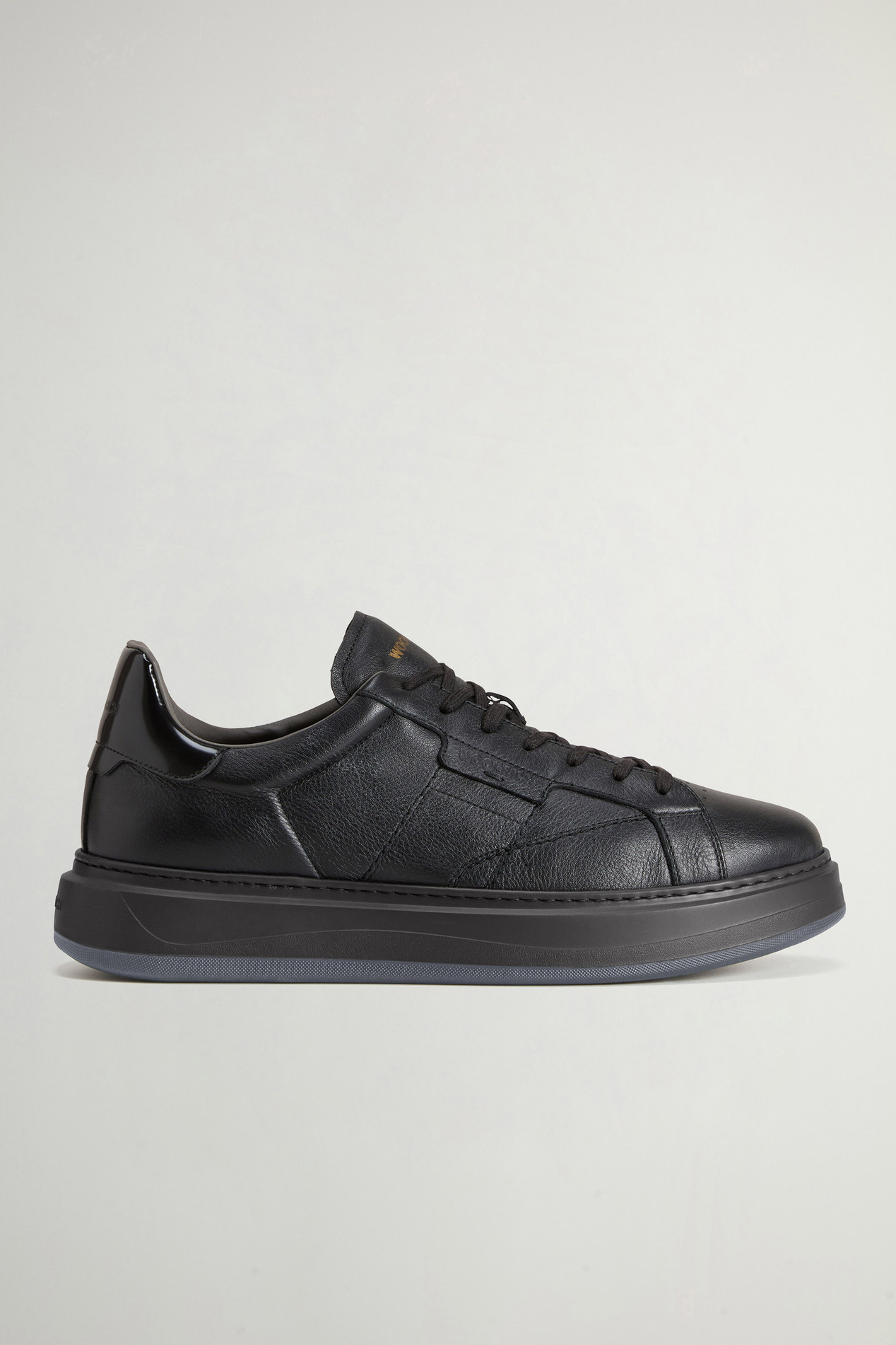 Arrow Sneakers in Leather Black photo 1 | Woolrich
