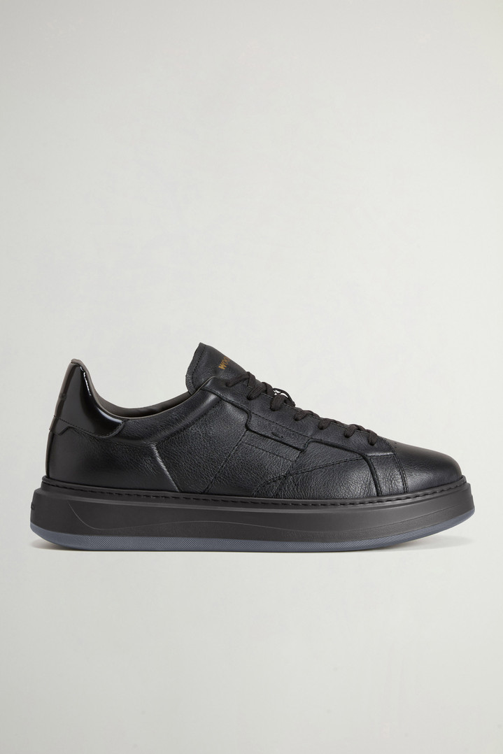 Arrow Sneakers in Leather Black photo 1 | Woolrich