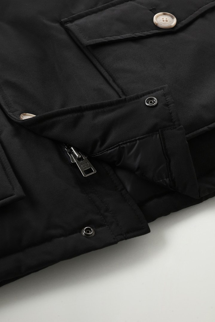 Boys' Arctic Parka in Ramar Cloth Black photo 4 | Woolrich