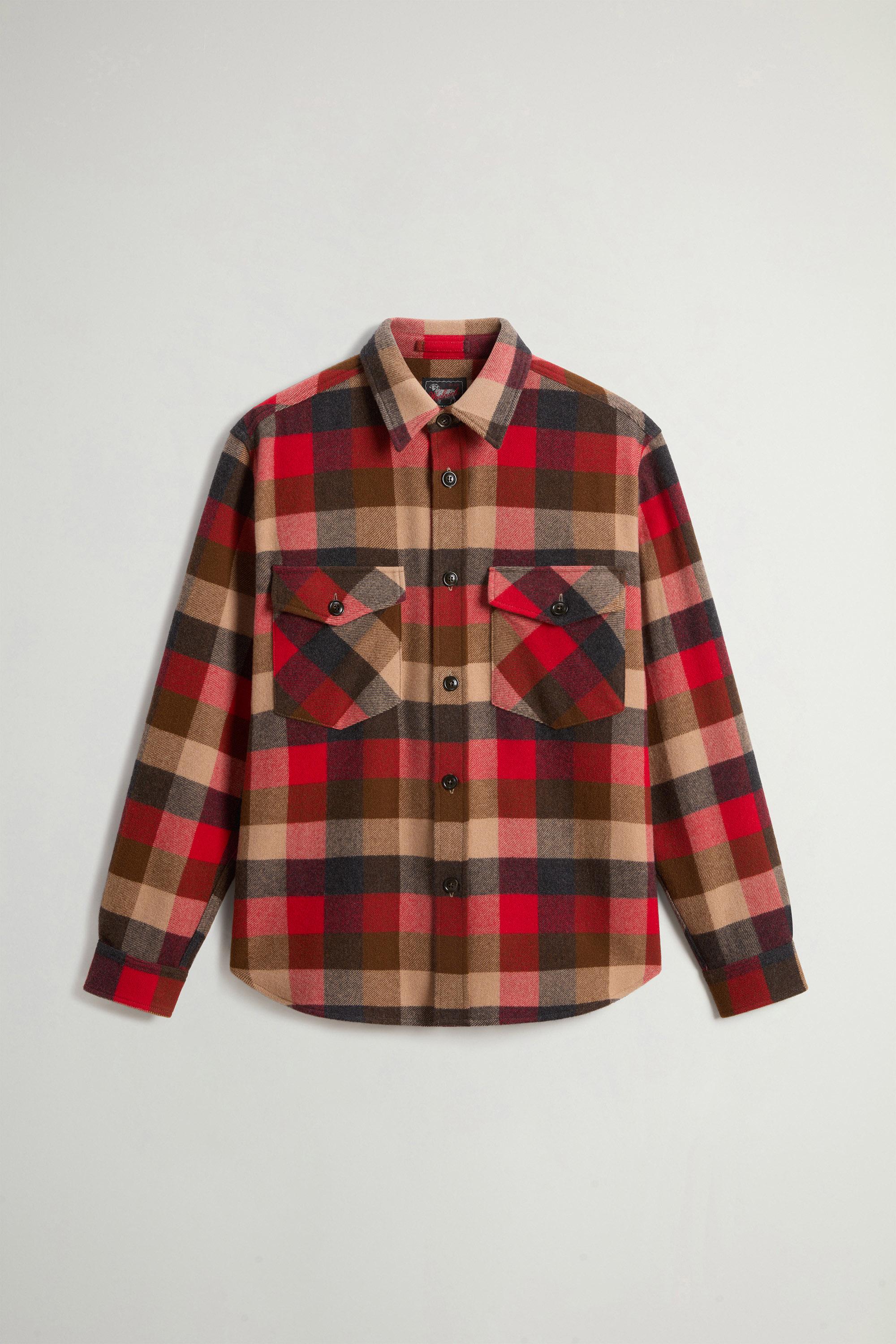 Checked Overshirt in Pure Cashmere by Todd Snyder Multicolor photo 8 | Woolrich