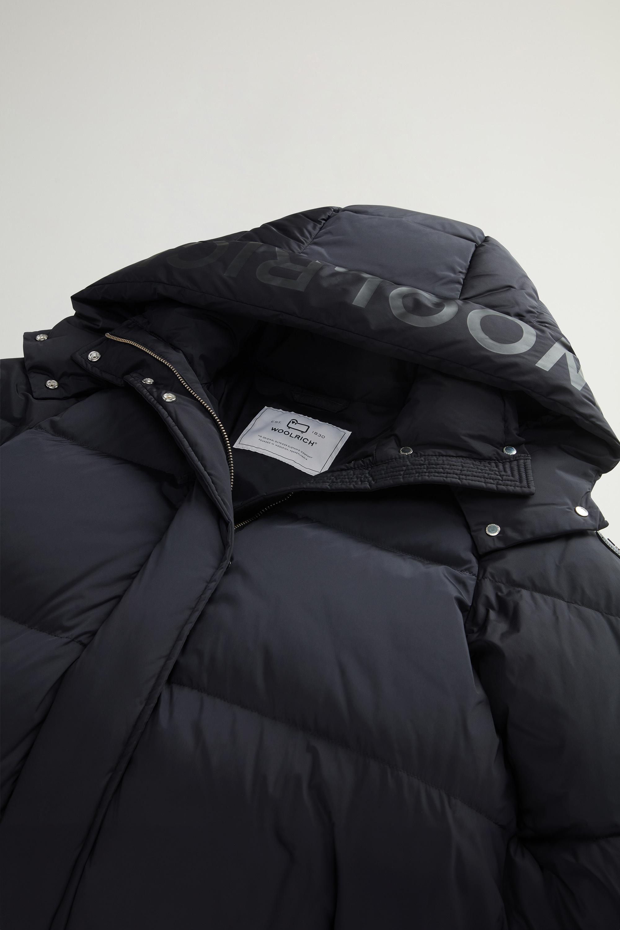 Aurora Long Parka in Stretch Nylon Black photo 6 | Woolrich