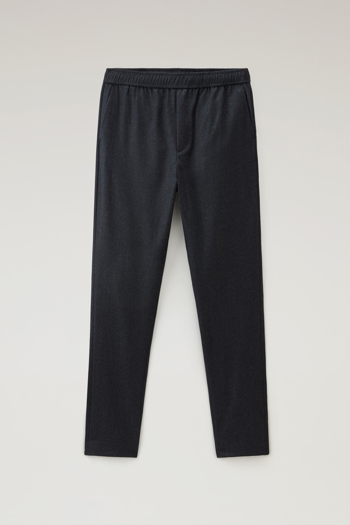 Pants in Vitale Barberis Canonico Virgin Wool Flannel Gray photo 1 | Woolrich