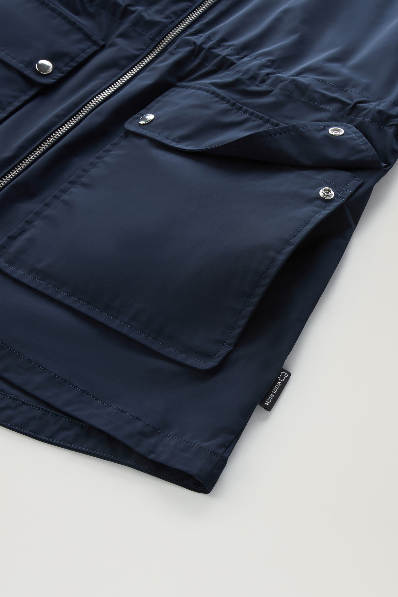 Summer Jacket in Urban Touch Blue photo 4 | Woolrich