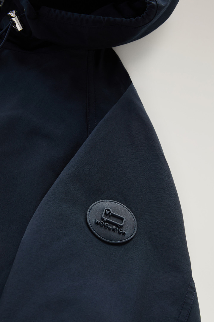 Cruiser Jacket in Ramar Cloth with Hood Blue photo 3 | Woolrich