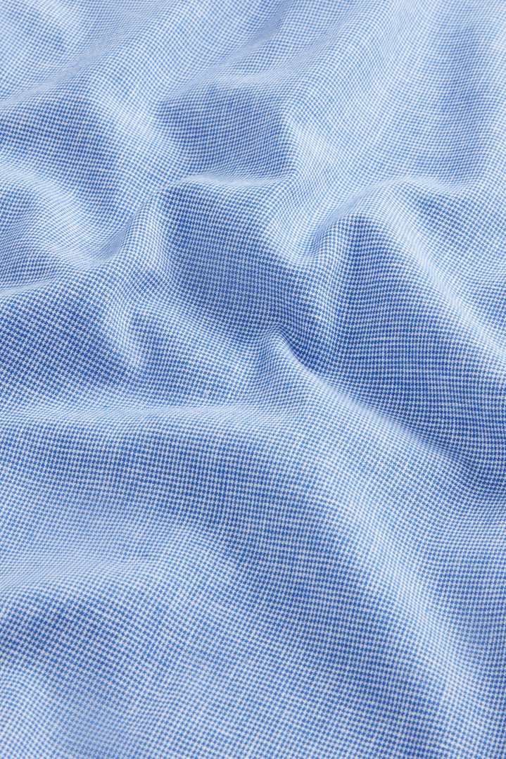 Linen- and Cotton-Blend Shirt Blue photo 9 | Woolrich