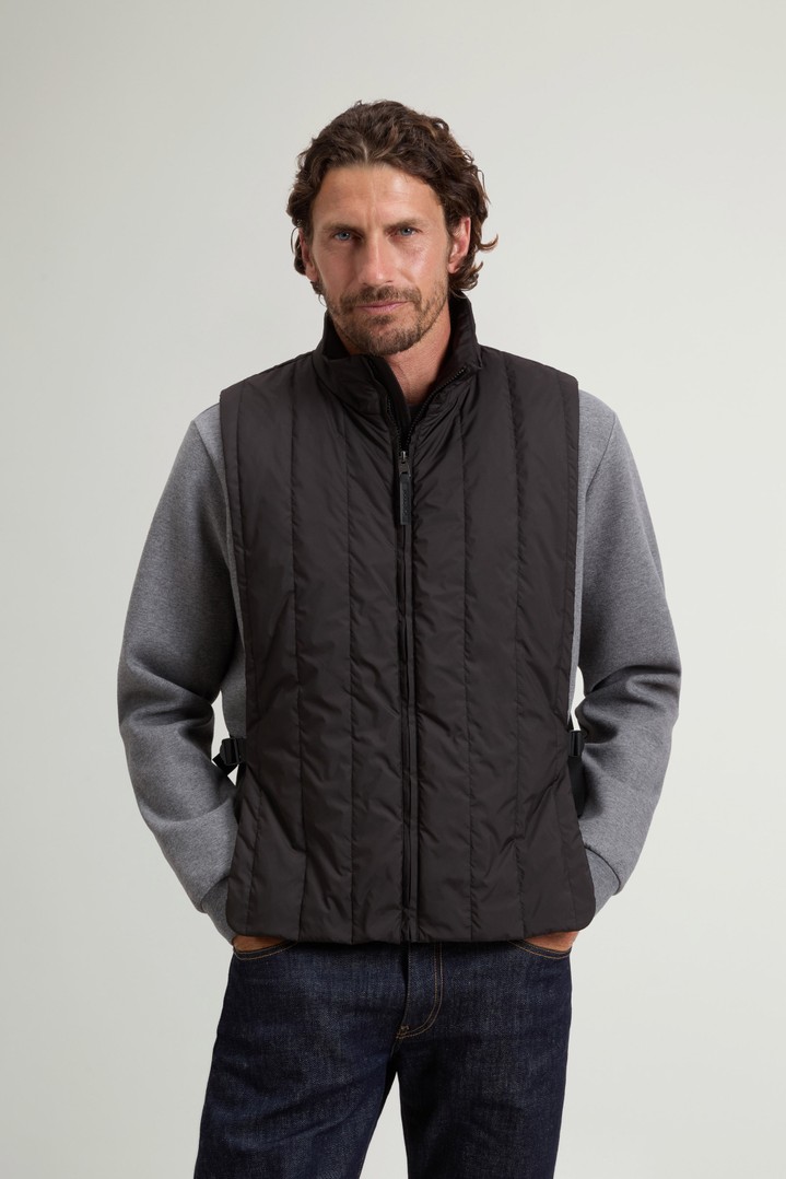 PADDED BIB-MICROFIBER Black photo 1 | Woolrich