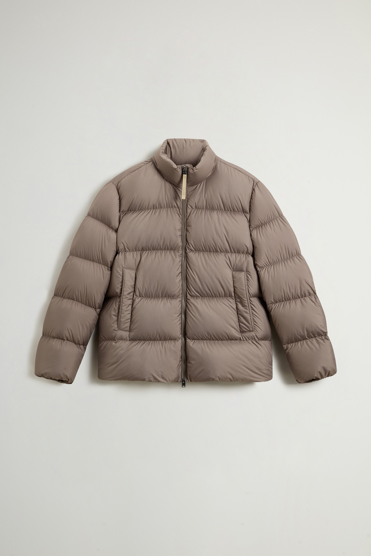 Cloud Down Jacket in Microfiber Brown photo 5 | Woolrich