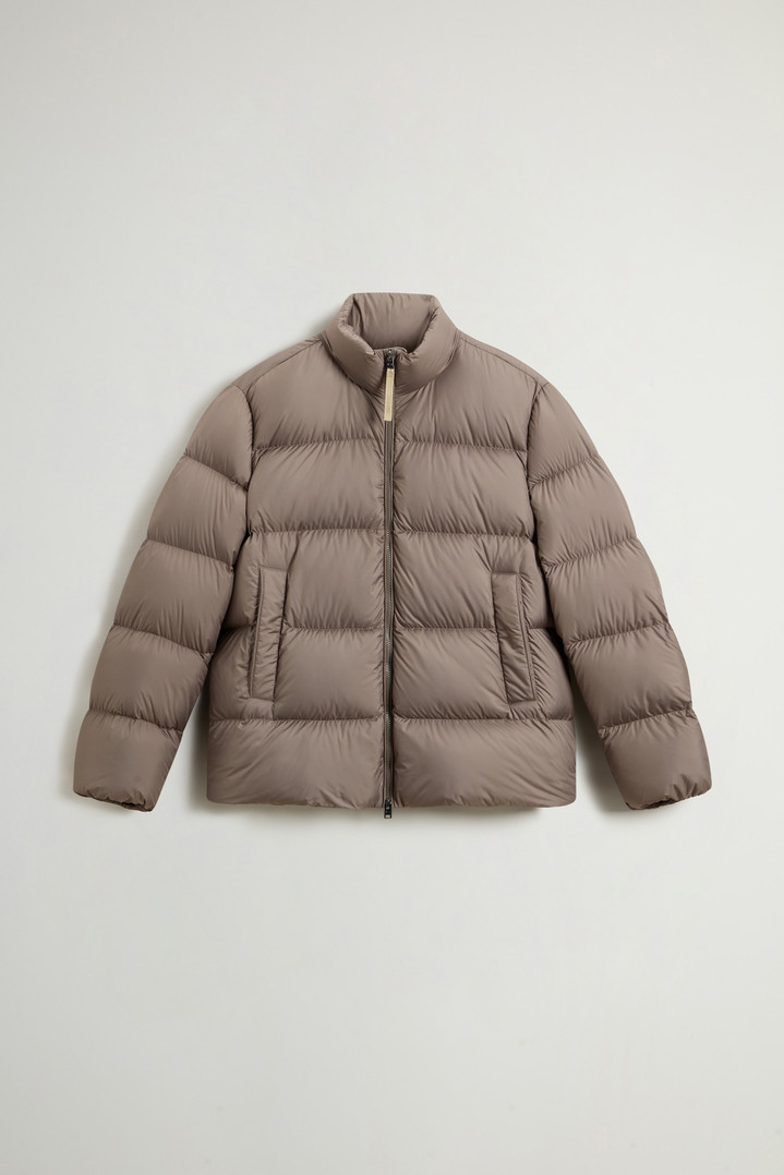 Cloud Down Jacket in Microfiber Brown photo 5 | Woolrich